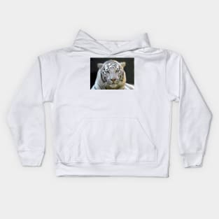 White Face Tiger Kids Hoodie